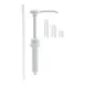 Winco PKT-1 Pump Dispenser for 1‑Gallon Jug, 17" Length, 1‑1/2" Cap, 1 oz Capacity, 38mm Lid - Set 1 image