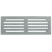 Winholt PLSQ-5-1222-GY 22" x 60" x 12" Solid Plastic Perforated Gray Dunnage Rack with 2200 lb. Capacity, 1-Tier 5 image