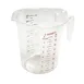 Winco PMCP-200 Polycarbonate Stackable Measuring Cups 1 image