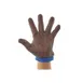 Winco PMG-1L Large Cut Resistant Glove , Stainless Steel, Blue Wrist Band 1 image