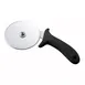 Winco PPC-4 Stainless Steel Pizza Cutter 4" Blade with Handle - Black 1 image