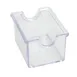 Winco PPH-1C Sugar Packet Holder, 3-1/2" x 2-1/2" x 2" H, Clear Plastic, NSF Certified - 1 Dozen 1 image