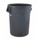 Winco PTC-32G Trash Can, 32 Gallon, 26-3/4”L X 21-3/4”W X 30-3/4”H, Large, HDPE, Gray 1 image
