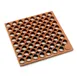 Winco RBMH-35R-R Rubber, Red, Anti Fatigue Floor Mat - 3' x 5' x 3/4" 1 image