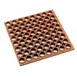 Winco RBMH-35R Red Grease Resistant Rubber Floor Mat - 3' x 5', 3/4"  1 image