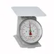 Winco SCAL-62 6-1/2" Dial Portion Scale, 1-9 lb Capacity, 2lb/1kg 1/4oz/5g Graduation, Steel, 7-7/8" Platform 1 image