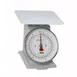 Winco SCAL-66 6-1/2" Dial 6 lb Portion Scale, 7-7/8" Steel Platform, Painted Enamel Steel, 1-9 lb Capacity 1 image