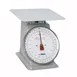 Winco SCAL-810 8" Dial 10 Lb. Portion Scale – 9-3/5" Steel Platform, 10-29 lb Capacity, Sloped Dial, Painted 1 image