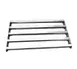 Winholt SCAS-2460-3-SU 3-Shelf Aluminum Cantilever Tubular Starter Shelving Unit Kit - 24" x 60" 1 image