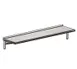 Winholt SCASS-2460-3-AU 3-Shelf Aluminum Cantilevered Add-On Shelving Unit - 24" x 60" 1 image