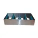 Winco SCB-4 4 Stainless Steel Compartment Cutlery Bin w/ 4 Compartment 1 image