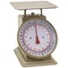 Winco SCLH-50 50 Lb Mechanical Dial Portion Scale, 8x8 Stainless Steel Platform, 11-2/5W x 9-1/10D x 10-1/5H 1 image