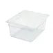 Winco SP7206 Poly-Ware 5 1/2" Deep 1/2 Size Polycarbonate Food Pan 1 image