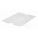 Winco SP72DS Poly-Ware 1/2 Size Clear Polycarbonate Drain Shelf 1 image