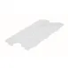Winco SP73DS NSF Poly-Ware 1/3 Size Clear Polycarbonate Drain Shelf 1 image