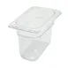 Winco SP7906 1/9 Size 6" Deep Poly-Ware Food Pan 1 image