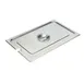 Winco SPCF Steam Table Pan Cover, 1/1 Size, Slotted, with Handle 1 image