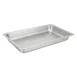 Winco SPF2 2 1/2" Deep Full Size Standard Weight Anti-Jam Stainless Steel Steam Table  1 image