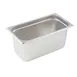 Winco SPJL-306 25 Gauge 6" 1/3 Size NSF Solid Anti-Jam Steam Table Pan  1 image