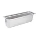 Winco SPJL-6HL 6" Deep Stainless Steel Anti-Jam Half-Long Size Steam Table Pan  1 image