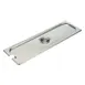 Winco SPJL-HCN Steam Table Pan Cover, 1/2 Size Long, Notched 1 image