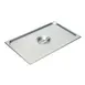 Winco SPSCF Steam Table Pan Cover, 1/1 size, solid, with Handle 1 image