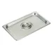 Winco SPSCQ Steam Table Pan Cover, 1/4 Size, Solid, with Handle 1 image