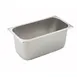 Winco SPT6 25 Gauge 6" 1/3 Size NSF Solid Steam Table Pan 1 image