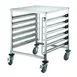 Winco SRK-12D 12 Pan Undercounter Stainless Steel Steam Table / Food Pan Rack 1 image