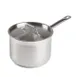 Winco SSSP-4 4-1/2 Qt. Induction-Ready Premium Stainless Steel Sauce Pan with Cover 1 image