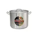Winco SST-60 Stainless Steel 60 qt Premium Induction Stock Pot with Cover 1 image