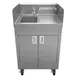 Winholt STCT-BHD2436PUMP-KG Hand Sink, Mobile, 1-Compartment 1 image