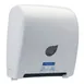 Winco TDAC-8W Pur-Clean™ Auto Cut Roll Towel Dispenser - Plastic, White 1 image