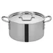 Winco TGSP-12 12 qt Tri-Gen™ Induction-Ready Stock Pot, 12" Dia. X 8-1/4"H, Round 1 image