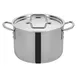 Winco TGSP-8 8 qt Tri-Gen™ Induction-Ready Stock Pot, 9-1/2" Dia. X 8-1/2"H, Round 1 image