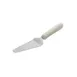 Winco TWP-51 4-5/8" x 2-3/8" Pie Server w/ Polypropylene White Handle (not including offset) 1 image