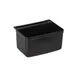 Winco UC-SB Black Plastic Silverware Bin for Bus Cart 1 image