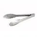 Winco UT-7 7" Stainless Steel Heavy Weight Utility Tongs 1 image