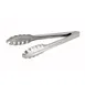 Winco UT-9HT Utility Tongs, 9", Coiled Spring, Scalloped Edge 1 image