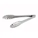 Winco UT-9LT Utility Tongs, 9", Coiled Spring, Scalloped Edge 1 image