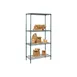 Winco VEXS-2436 Wire Shelving Set, 24" x 36" x 72", 4 Tier Green Epoxy Coated, KD NSF Approved 2 image