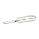 Winco VP-1 Straight Vegetable Peeler, 6" Nickel-Plated Handle, Smooth Edge, Carded, 1 Dozen 1 image