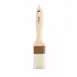 Winco WFB-15 1-1/2" Flat Boar Hair Pastry/Basting Brush - Wooden Handle / Plastic Ferrule  1 image