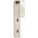 Winholt WL-21 Beige Single Column 2 Door Locker - 12"W x 12"D x 78"H  1 image