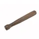Winco WMW-8 8" Lacquered Walnut Muddler - Flat Head 1 image