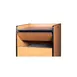Winco WR-35 Waste Receptacle, 23-1/2"L x 23-3/4"W x 44"H, Up To 35 Gallon Trash Can, Wood 3 image