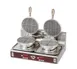 Wells WB-2E Waffle Baker, Dual Round Waffle Grid, Cast Aluminum Grids 1 image