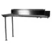 Winholt CDT-14-S-84R Straight Clean Dish Table, 84"L x 30"W - 14 Gauge S.Steel / Right-to-Left 1 image
