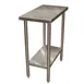Winholt DTS-3012 12" Open Base Work Table with Undershelf / without Backsplash - 16 Gauge Top 1 image