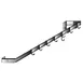 Winholt SSWMPR-7216-S 72"W Stainless Steel Wall Mount Pot Racks w/ (9) Pot Hooks 1 image